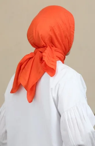 Jacquard-Schal 90168-12 Orange 90168-12
