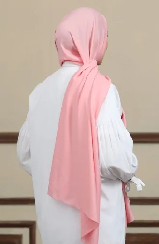 Madame Mary Baklava Jacquard Sjaal 19087-11 Roze 19087-11