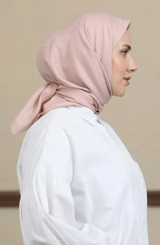 Jakarlı Eşarp 90168-13 Pudra
