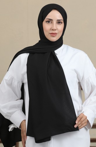 Madame Mary Baklava Jacquard Shawl 19087-01 Black 19087-01