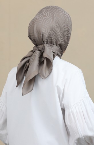 Jacquardsjaal 90167-11 Donkermink 90167-11