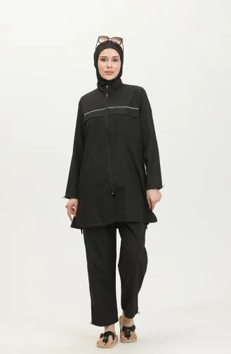 Hijab-Badeanzug 24231-01 Schwarz 24231-01