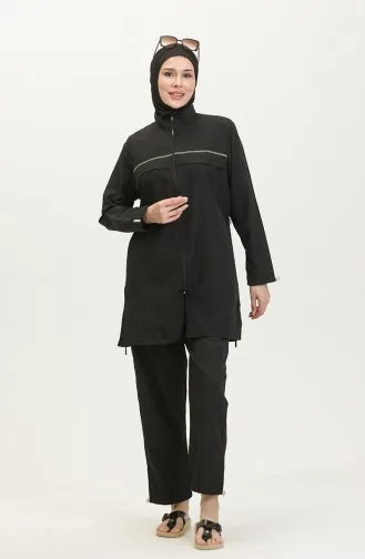 Hijab-Badeanzug 24231-01 Schwarz 24231-01