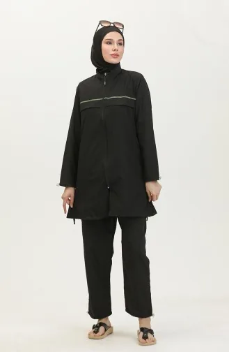 Hijab-Badeanzug 24231-01 Schwarz 24231-01