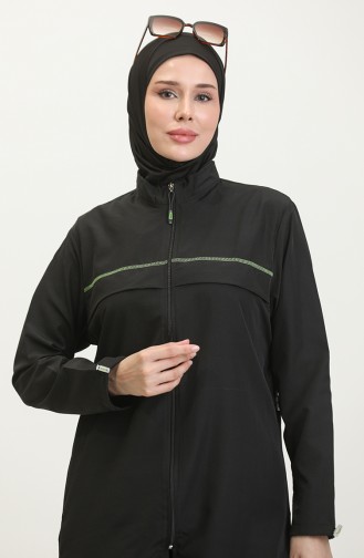 Maillot De Bain Hijab 24231-01 Noir 24231-01
