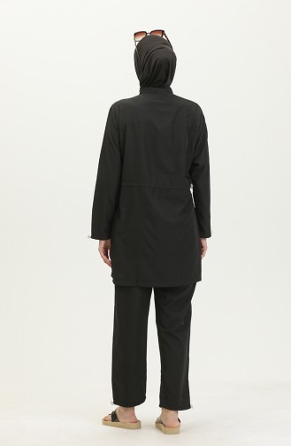 Maillot De Bain Hijab 24231-01 Noir 24231-01