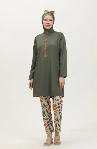 Hijab Swimsuit 24302-02 Khaki 24302-02