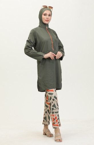 Maillot De Bain Hijab 24302-02 Khaki 24302-02