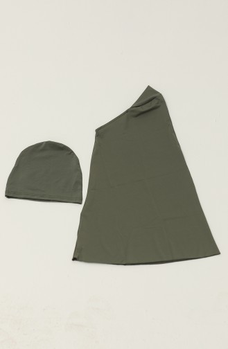 Maillot De Bain Hijab 24302-02 Khaki 24302-02