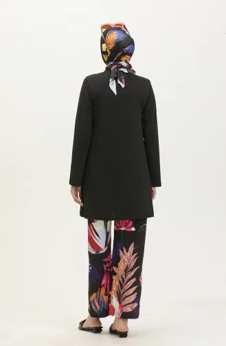 Maillot De Bain Hijab 24613-01 Noir 24613-01