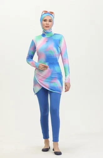 Maillot De Bain Hijab 24617-01 Bleu 24617-01
