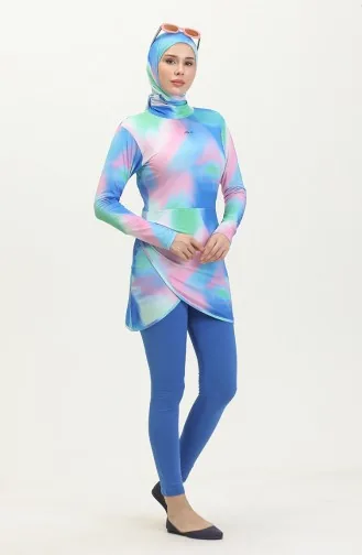 Maillot De Bain Hijab 24617-01 Bleu 24617-01