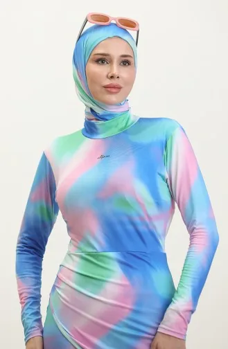 Maillot De Bain Hijab 24617-01 Bleu 24617-01