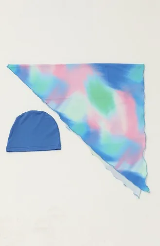 Maillot De Bain Hijab 24617-01 Bleu 24617-01