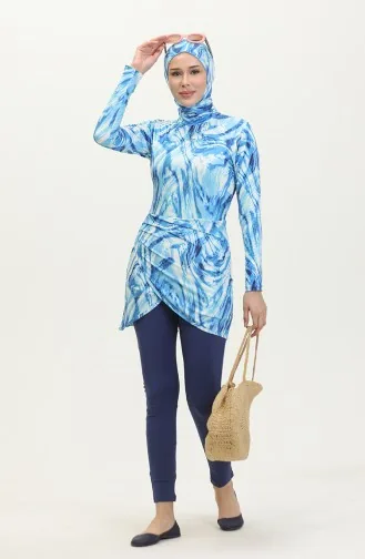 Maillot De Bain Hijab 24617-02 Indigo 24617-02