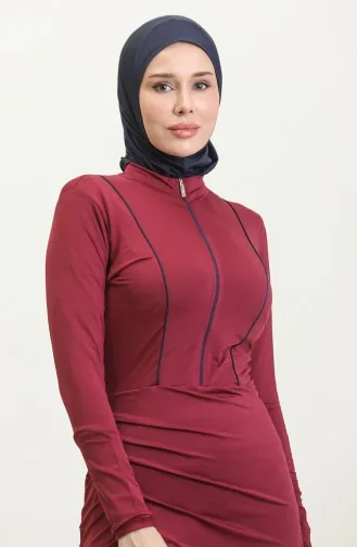 Tesettür Mayo 24620-02 Vişne