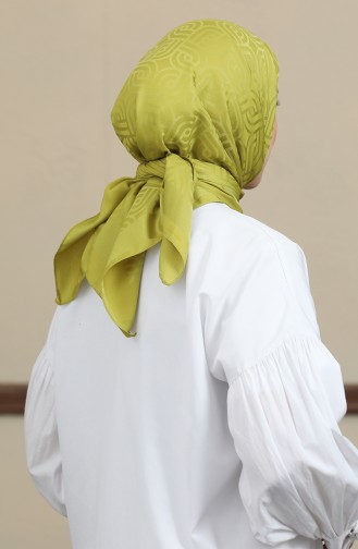 Jacquard Scarf 90167-09 Oil Green 90167-09