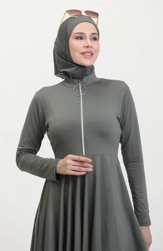 Hijab-badpak Met Ritssluiting 22659-03 Kaki 22659-03
