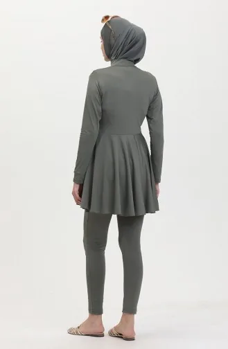 Hijab-badpak Met Ritssluiting 22659-03 Kaki 22659-03