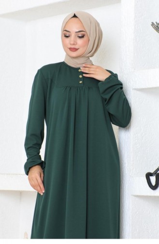 Modeles de Robe Vert emeraude et Prix Vetements Hijab SefaMerve