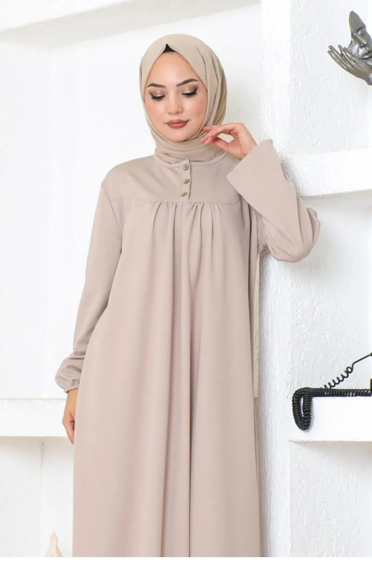 2085Mg Robe Hijab Sportkleid Nerz 17149