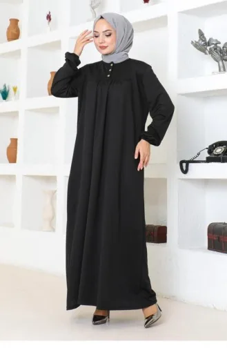 2085Mg Robe Hijab Sportkleid Schwarz 17150