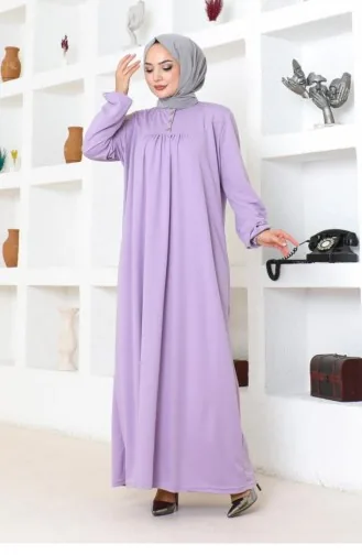 2085Mg Robe Hijab Sports Dress Lilac 17151