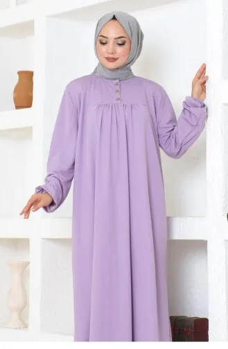 2085Mg Robe Hijab Sports Dress Lilac 17151