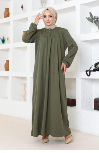 2085Mg Robe Hijab Sports Dress Khaki 17155