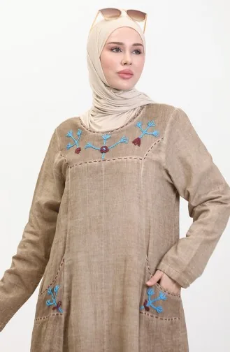 Authentisches Kleid 5055A-02 Hellbeige 5055A-02
