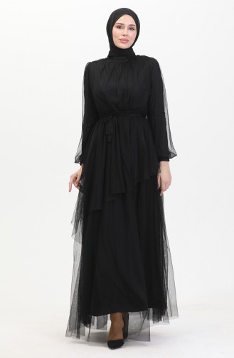 ZRF EVENING DRESS 5503-01 Black 5503-01