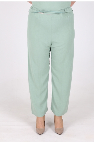Arya Ayrobin Plus Size 3 Piece Suit 2615-11 Mint Green 2615-11