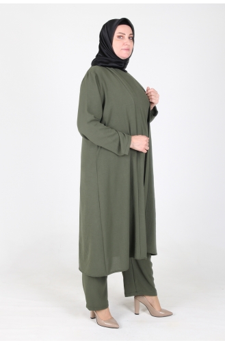 Arya Ayrobin Büyük Beden 3 Lü Takım 2615-03 Haki