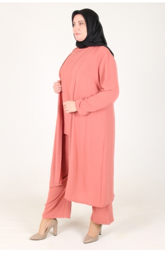 Arya Ayrobin Büyük Beden 3 Lü Takım 2615-09 Pudra