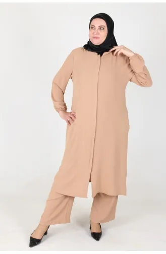 Ayrobin Kap Pantolon İkili Takım 2609-01 Bisküvi