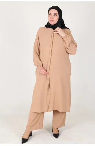 Ayrobin Kap Pantolon İkili Takım 2609-01 Bisküvi