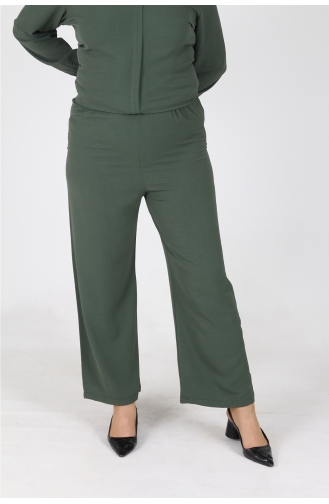 Ensemble Deux Pièces Pantalon Casquette 2609-05 Vert Foncé Ayrobin 2609-05