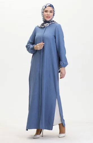 عباية سادة 24022-06 انديجو 24022-06