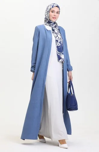 عباية سادة 24022-06 انديجو 24022-06