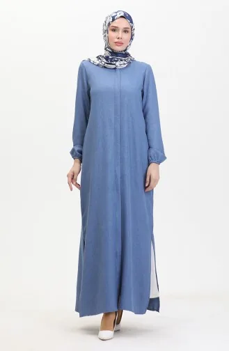 عباية سادة 24022-06 انديجو 24022-06