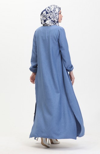 عباية سادة 24022-06 انديجو 24022-06
