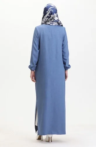 عباية سادة 24022-06 انديجو 24022-06