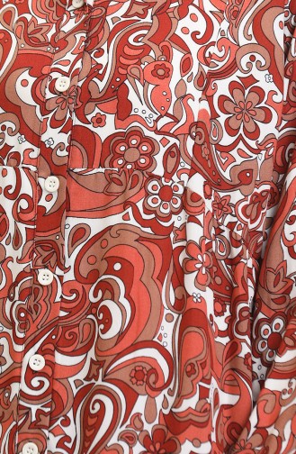 Robe Viscose à Motifs 0472-02 Carreau 0472-02
