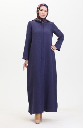 عباية سادة 24020-05 كحلي 24020-05