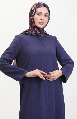 عباية سادة 24020-05 كحلي 24020-05
