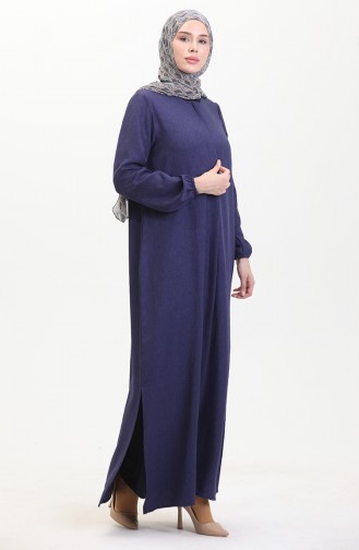 عباية سادة 24022-05 كحلي 24022-05