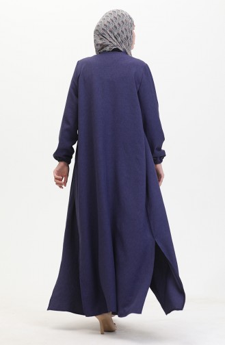 عباية سادة 24022-05 كحلي 24022-05