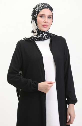 Crepe Fabric Two Piece Suit 1015-06 Black 1015-06