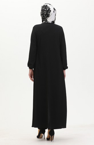 Crepe Fabric Two Piece Suit 1015-06 Black 1015-06