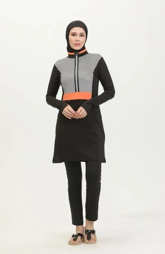 ملابس السباحة للمحجبات  24619-01 أسود 24619-01